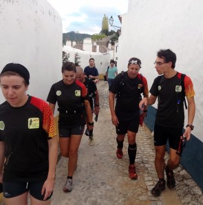 Alcateia ACP a caminho do nocturno de Óbidos