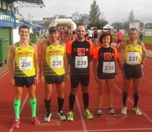 Paixão, Paulino, Farinha, Mourato e Cordeiro em Villanuela de la Serena 2013