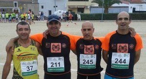 Paulino, Parente, Costa e Moreira em Villar del Rey 2014