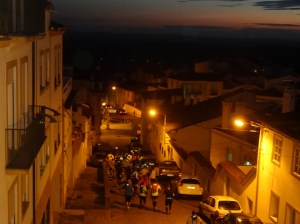 Sexta à noite correu-se e caminhou-se por trilhos em Portalegre