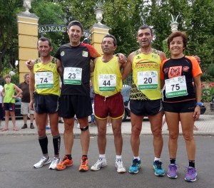 Cordeiro, Correia, Cruz, Paulino e Vitorina em Alange