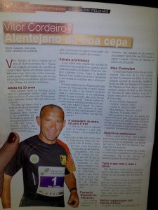 Vítor Cordeiro em destaque na Revista Atletismo