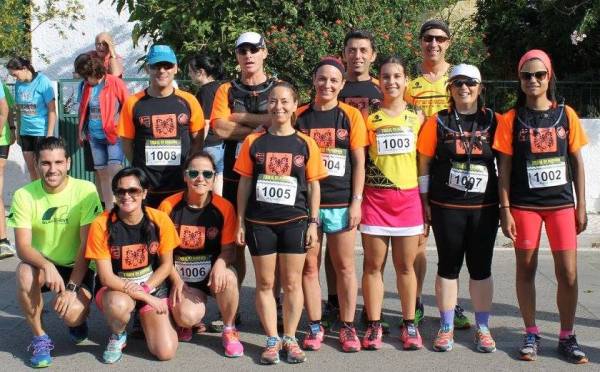 Equipa do ACP presente no Trail Curto do Almonda (foto de Paula Maurício)