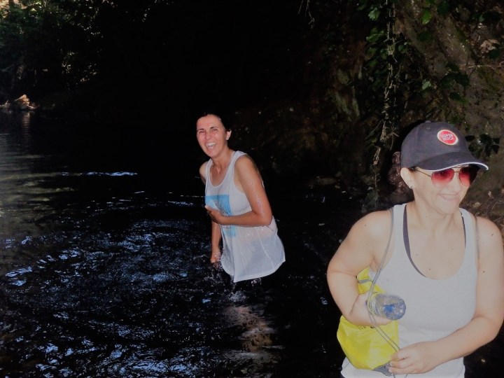 caminhadas e gargalhadas